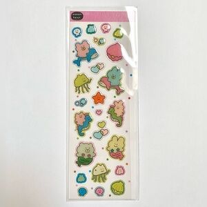 Monan Bear Sea Life Mermaids Thick Resin Sticker Sea Horse